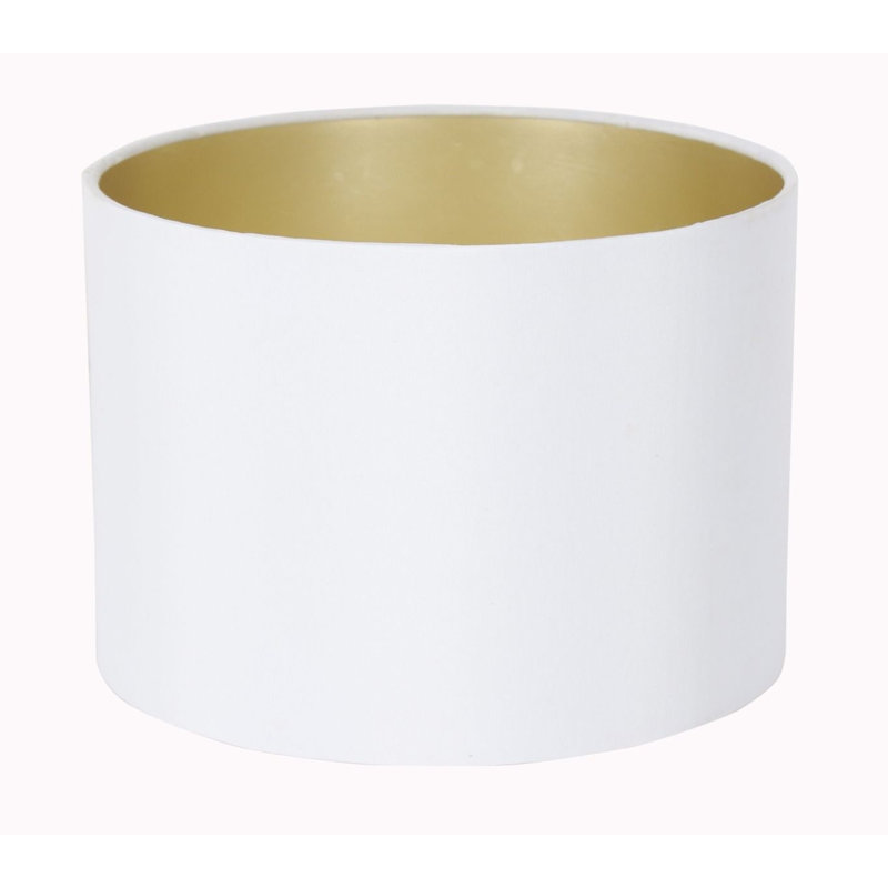 25cm H Silk Round Pendant Shade ( Screw On ) in White