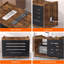 Tablette de toupie, hider de boîte de WiFi en bois, support de tablette de projecteur, étagère de gestion de câbles de boîte de rangement de modem de toupie, organisateur de couverture de routeurs pour la maison de bureau