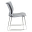Chaise empilable en métal avec dossier perforé-73338285