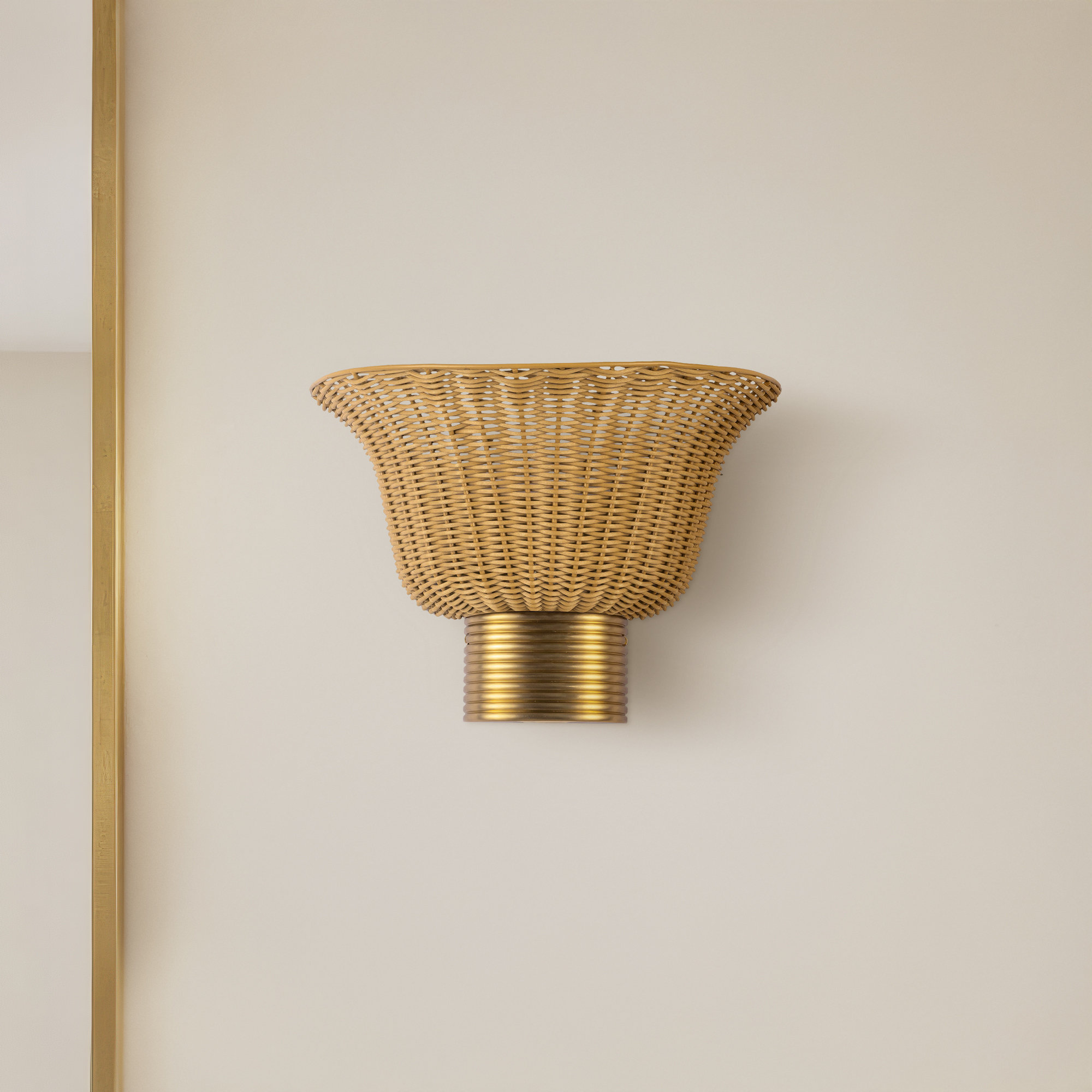 Billie 14-In Wall/Vanity Light, Gold
