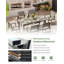 Ensemble de salle à manger d'extérieur en aluminium pour 6 personnes avec table rectangulaire en polystyrène expansé de 170 cm et chaises en textilène-853390697-853390698-853390701