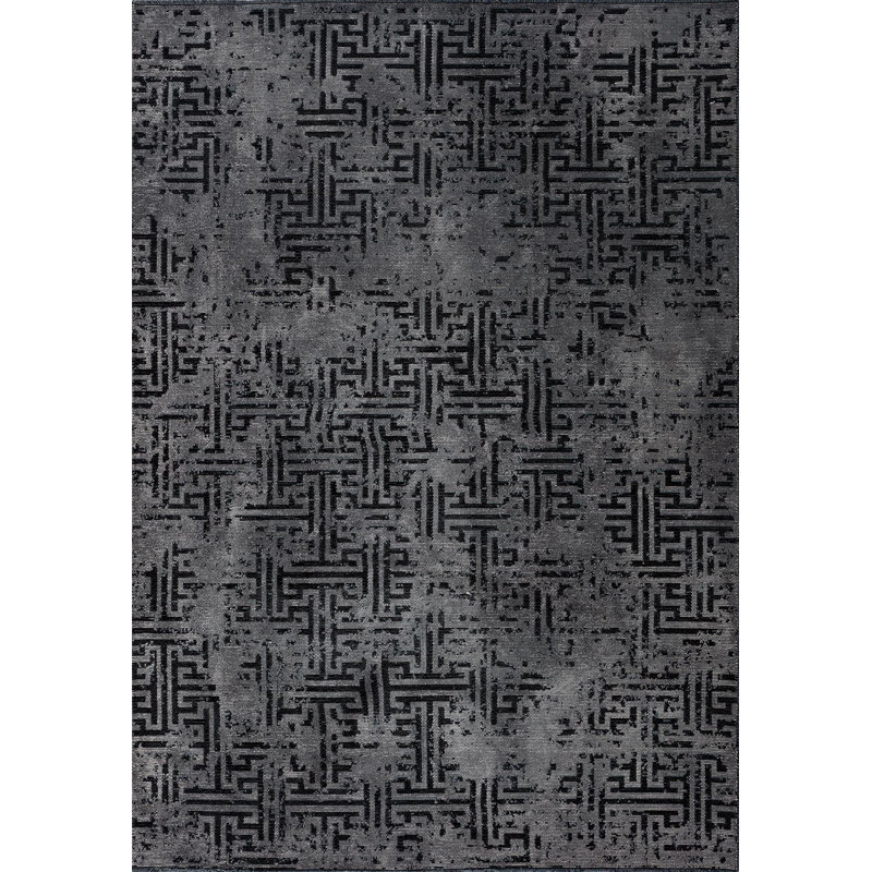 Rapture Geometric Shapes Area Rug, Rectangle 9'10" x 14'
