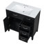 Meuble-lavabo noir 38 po-431466720