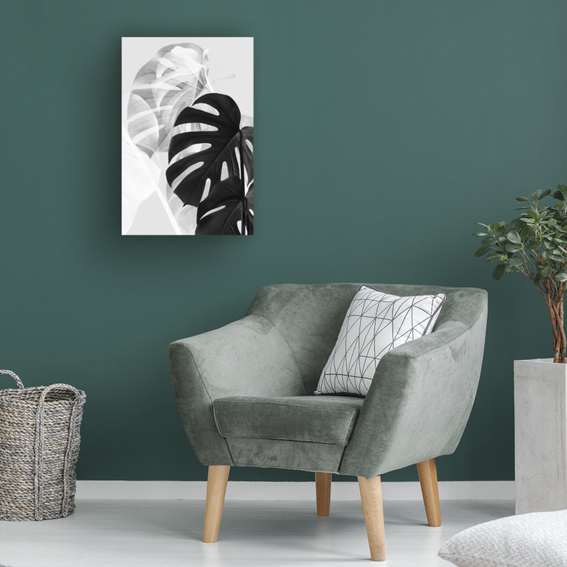 Art sur toile, noir et blanc, pictufy studio III, H 19 po x l 12 po
