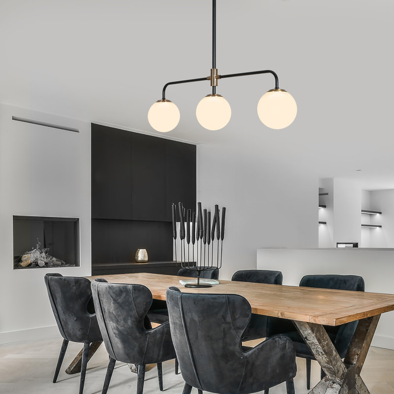 Dennell 3 - Light Kitchen Island Linear LED Pendant