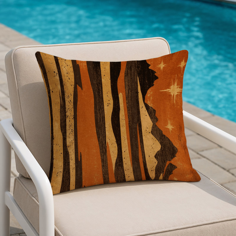 Ember Plains Indoor And Outdoor Throw Pillow, Square 20"