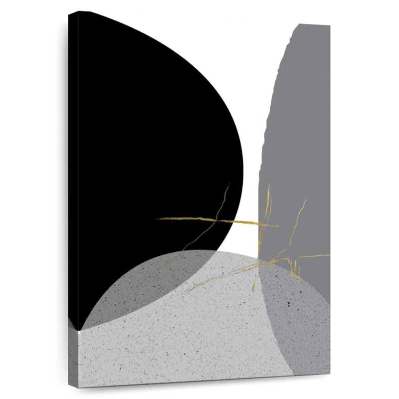 Avery Black Gold Minimalist I, 30" H x 20" W