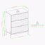 Commode à 3 tiroirs en bois Kareana-1240166059