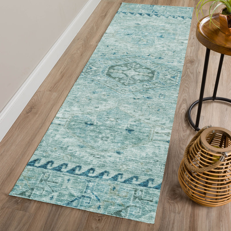 Machine Washable Indoor/Outdoor Chantille ACN2357 Traditional Rug, Runner 2'3" x 7'6"