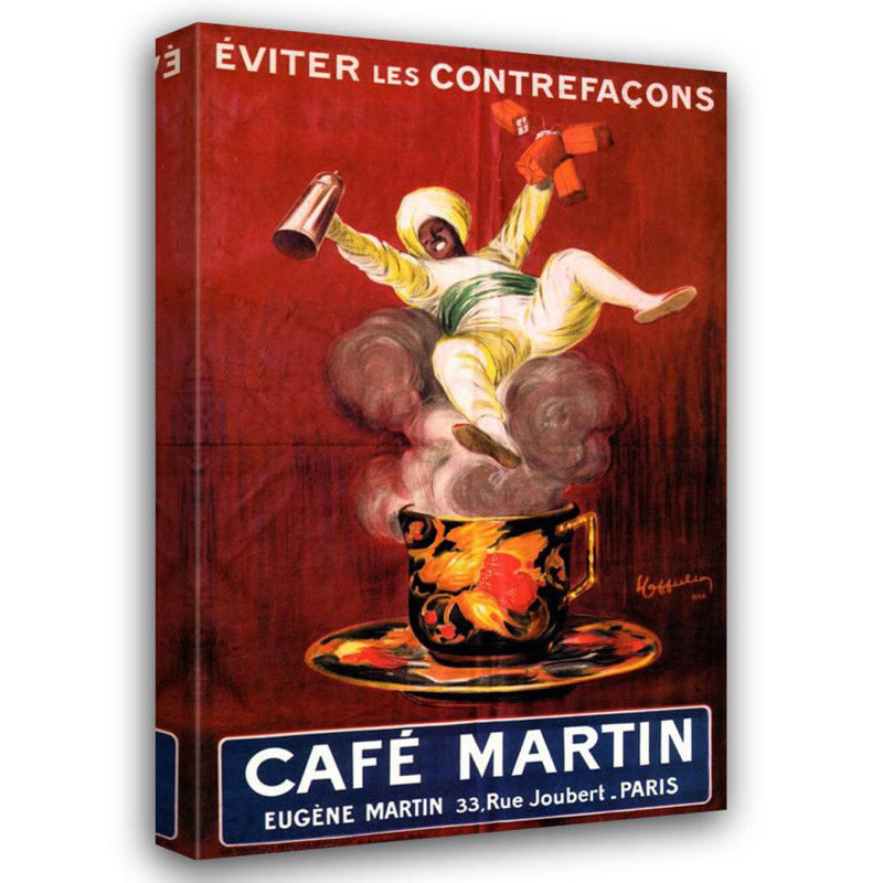 Café Martin, 1921, H 40 po x l 25 po
