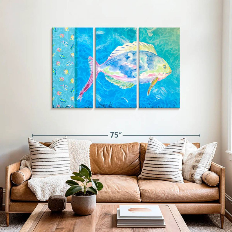 Brampt Under The Sea I, 36" H x 57" W