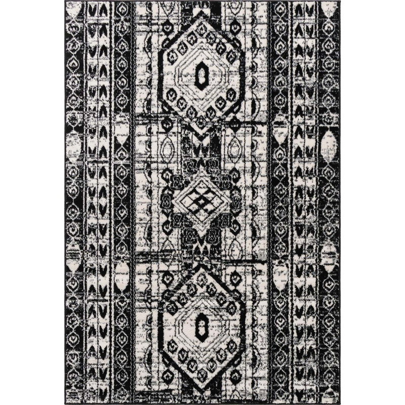 Ibaad Geometric Indoor Rug, Rectangle 4'1" x 6'1"