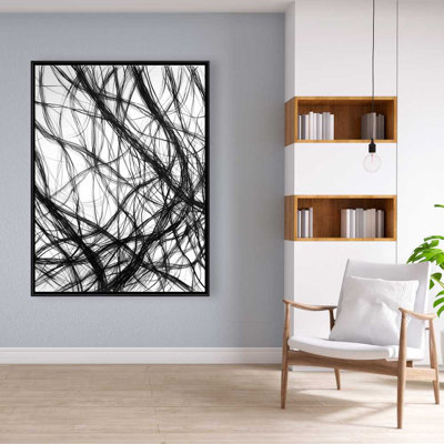 Connection - Minimalist Framed Canvas for Decor