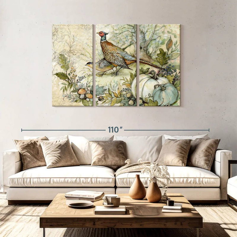 Couleurs d'automne Brampt, H 48 po x l 74 po