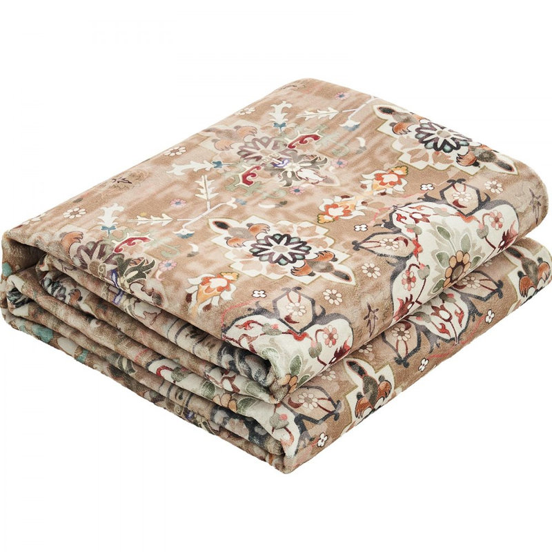 Tapis large antidérapant et résistant aux déchirures gris bohémien, Rectangle 6 pi x 9 pi