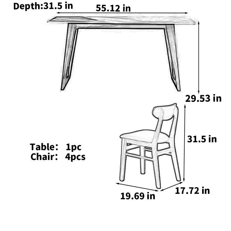 Hendry, 29.53"H x 55.12"L x 31.5"W