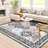 Wymond  Machine Washable Moroccan Area Rug Aztec Geometric Carpet With Non-Slip Backing-111822412