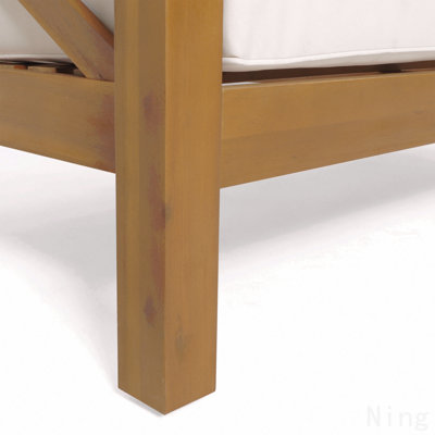 Banc d'angle droit X-Back, beige