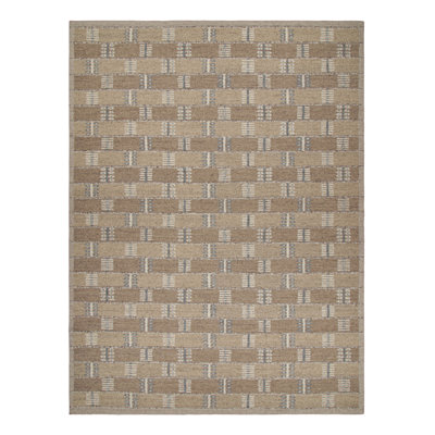 Scandinavian Performance Wool Washable Geometric Indoor Rug