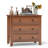 3-drawer Dresser w/ Convenient Handles Smooth Slide Rails Accent Table Walnut-1169899366