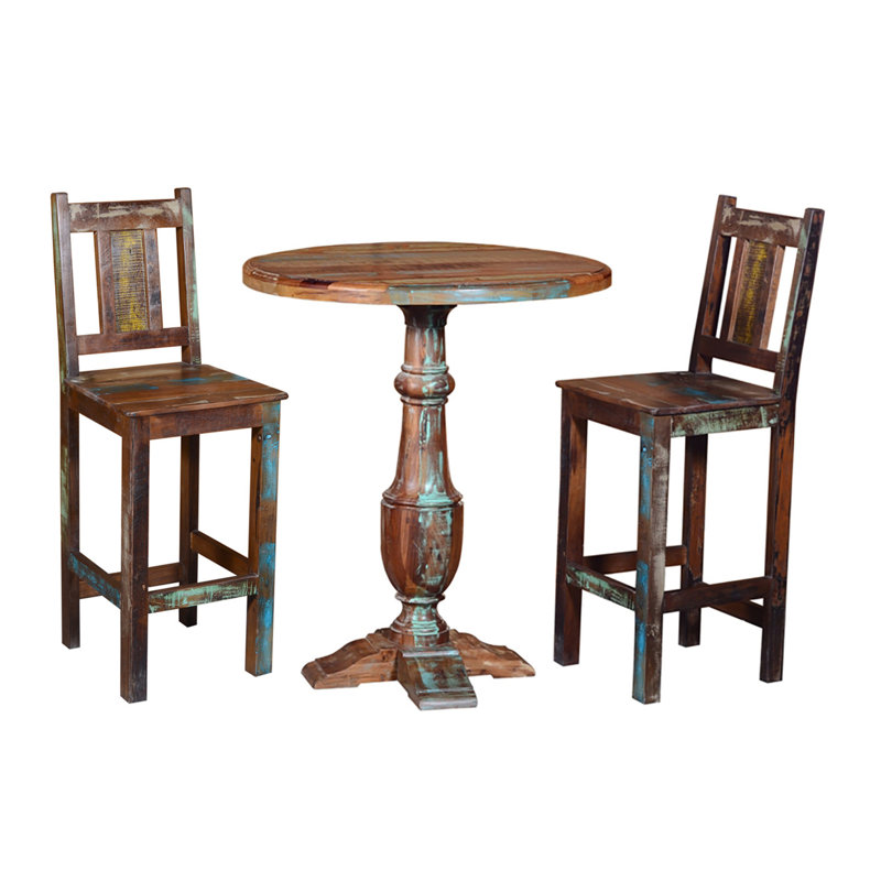 Efemena Round Solid Wood Dining Table