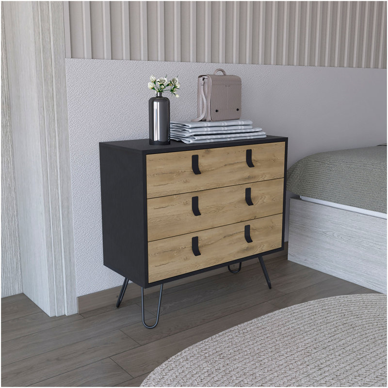 Commode à 3 tiroirs Huna
