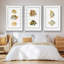 Ensemble de 3 pièces de poissons tropicaux antiques I encadrés sur toile-97759342-97759347