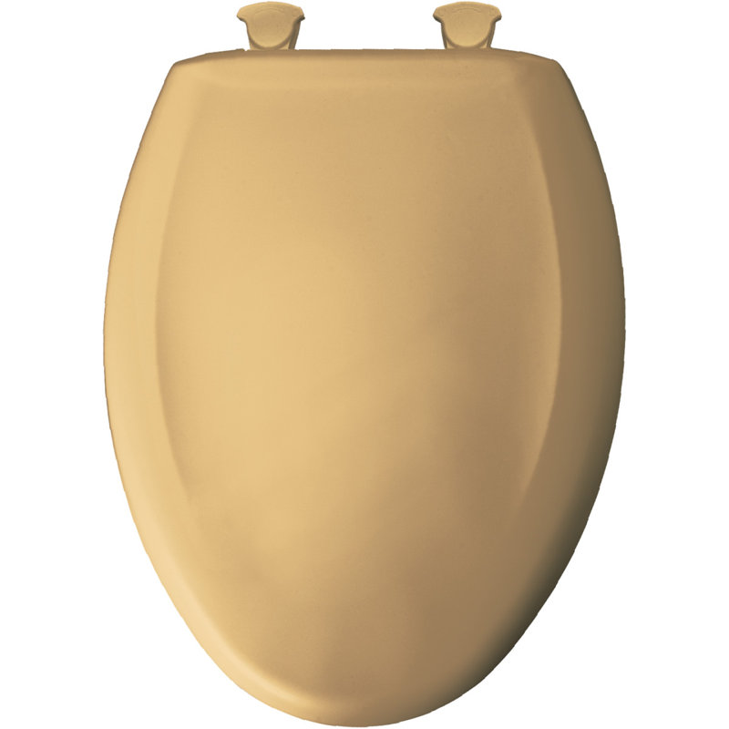 Elongated Toilet Seat and Lid, Chamois