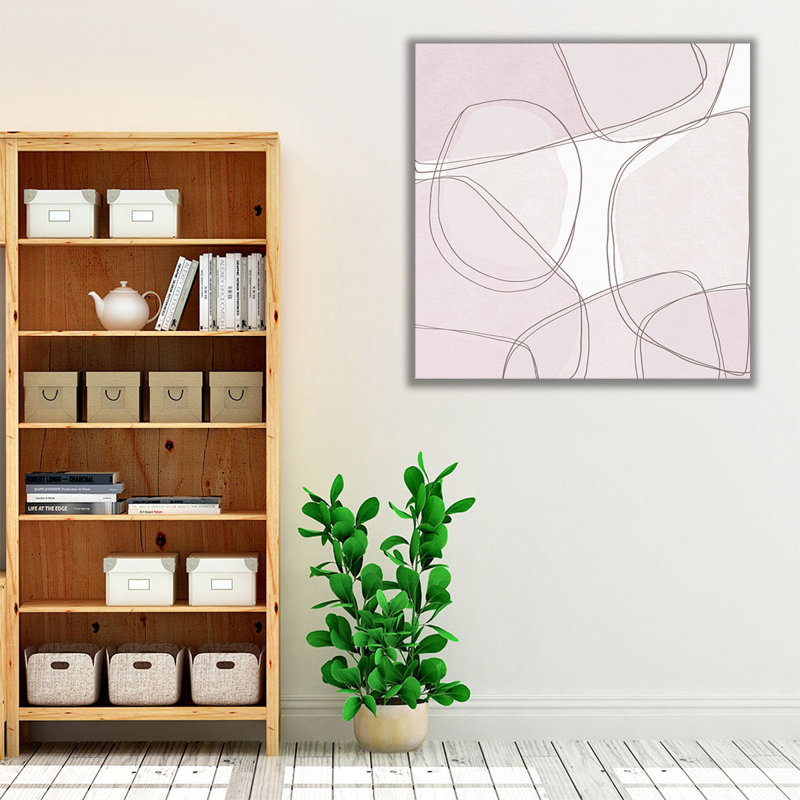 Modern Modern Lines and Shapes - reproduction d'art sur toile, H 30 po x l 30 po