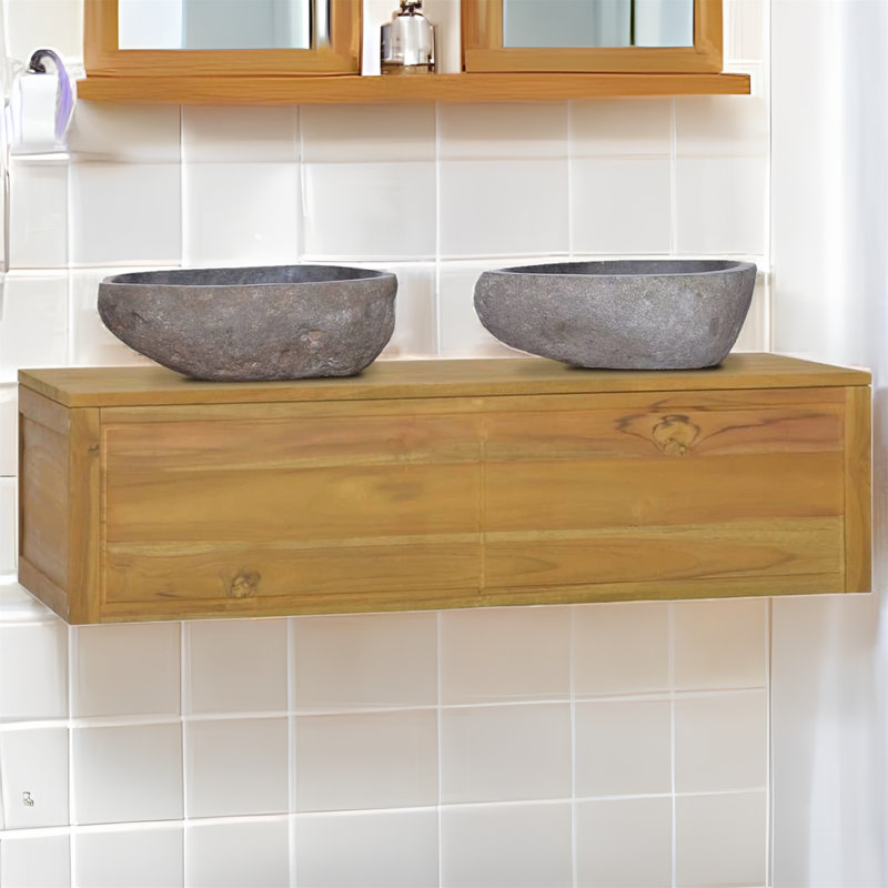 43.3'' Double Bathroom Vanity Base Only