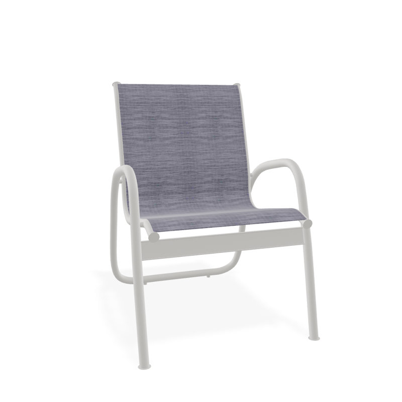 Fauteuil de patio Gardenella, Neige texturée, Brooks