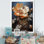 «Gopped Poppy Fields» - art mural coquelicots