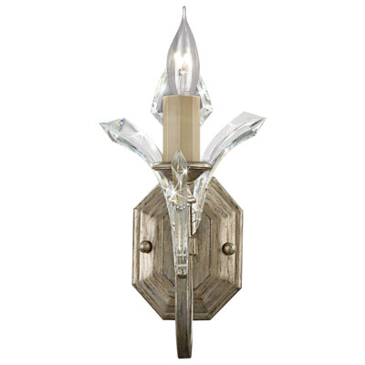 Beveled Arcs Candle Wall Light