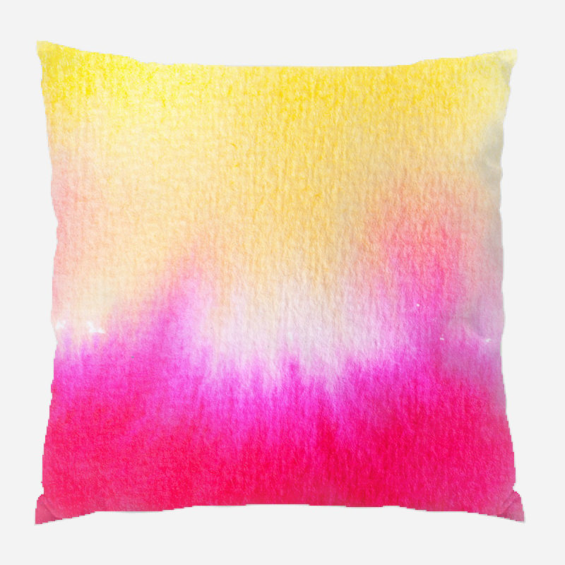 Coussin décoratif aquarelle Montreal, Microsuède, Intérieur