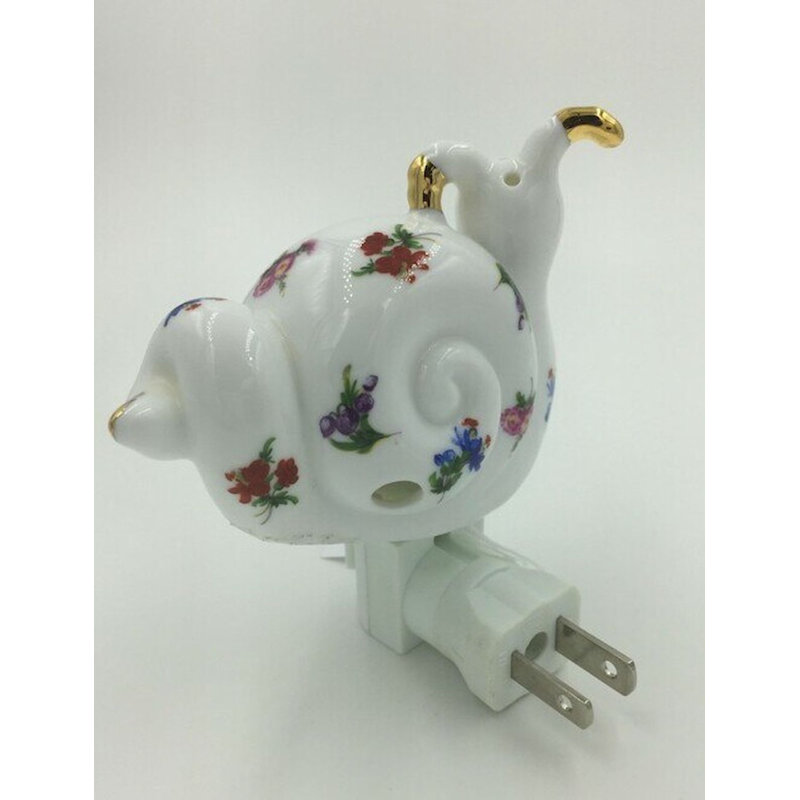 Veilleuse florale en forme d'hippocampe