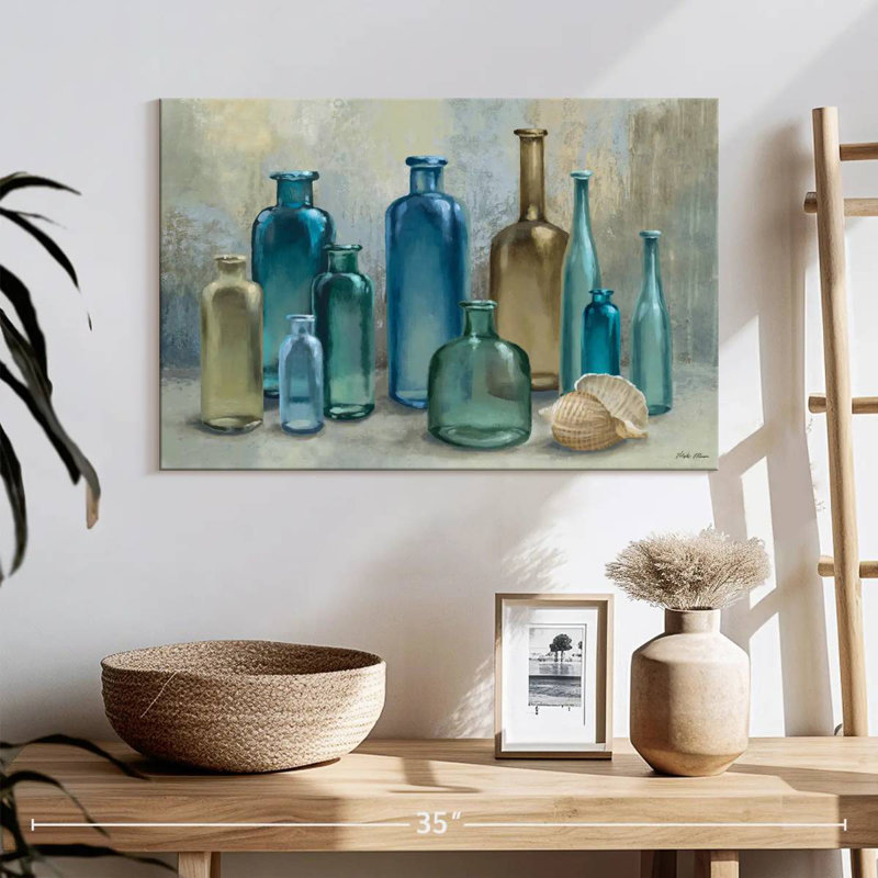 Senne Glass Bottles, 24" H x 36" W