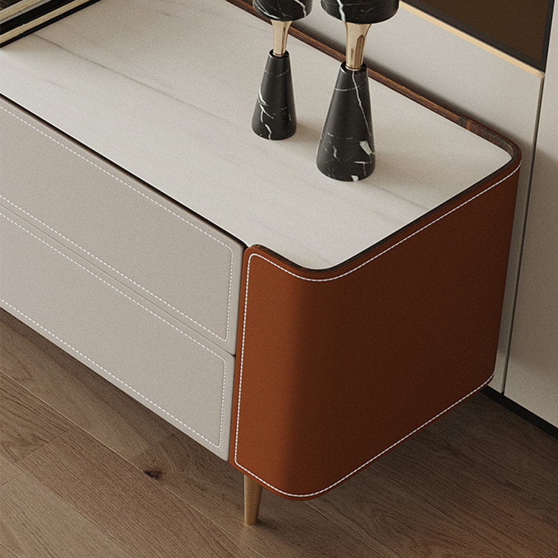 Meuble télé léger et luxueux, 95.67"