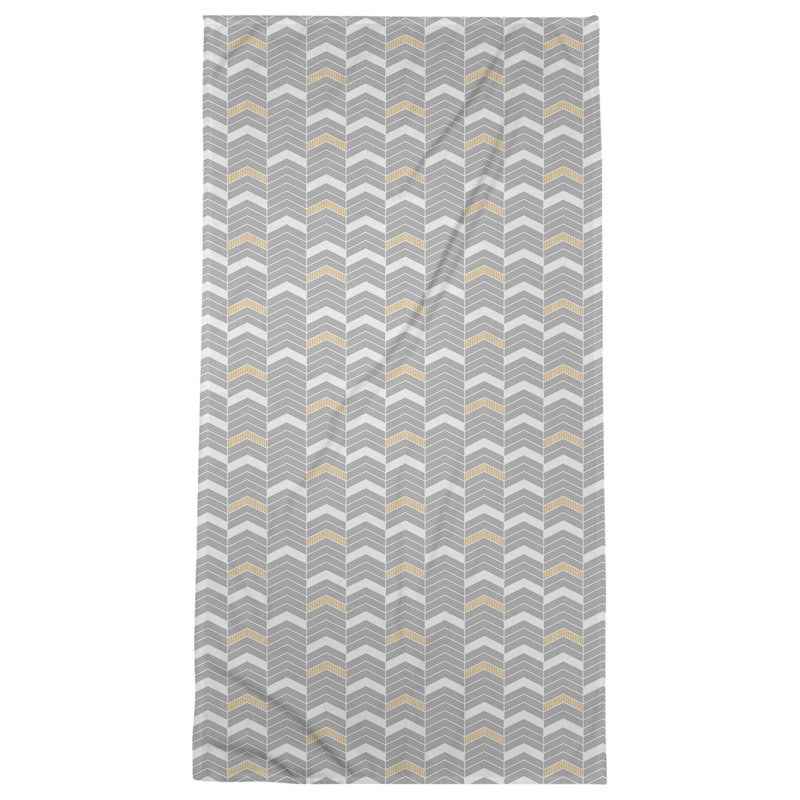 Beach Towel, Microfiber, Red/Green/White
