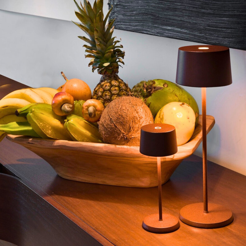 Olivia Pro Micro Table Lamp, Rust