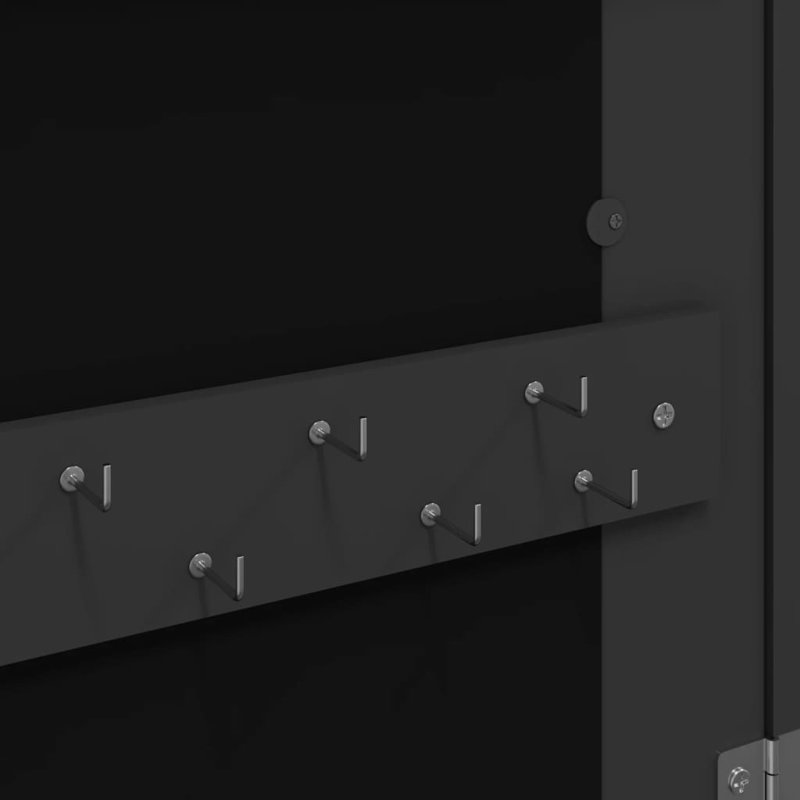 Adalai Jewelry Armoire, Black