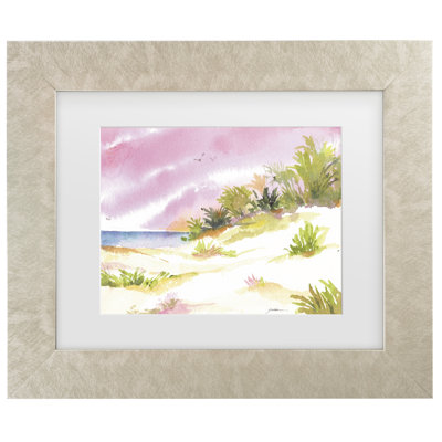 Bolog Sheila Magenta Skies Matted Framed Art