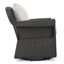 Chaise berçante pivotante d'extérieur AMAYA avec siège confortable et design durable pour la détente