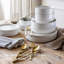 over&back Stackable 16-Piece Semi Hand-Finished Stoneware Dinnerware Set-109536889