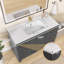 Meuble-lavabo autoportant de 48 po Bertien