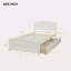 Lit plateforme simple avec deux tiroirs-1436417113