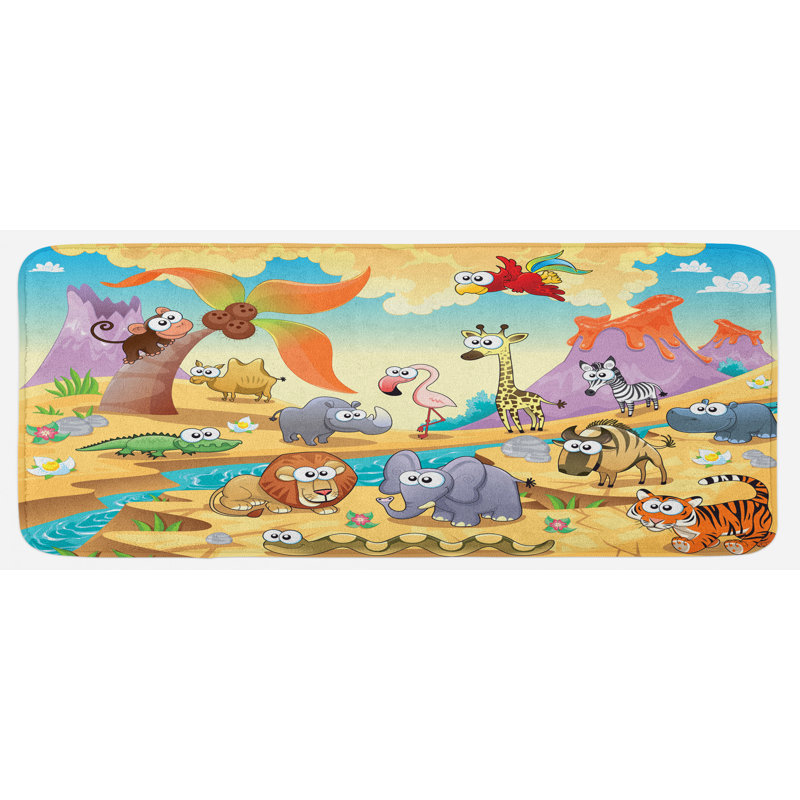 Tapis de cuisine dessinable
