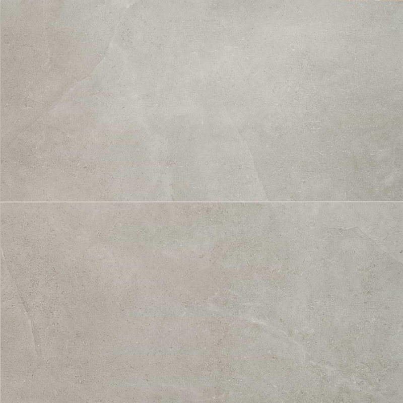 New Rock 24x48 Matte Porcelain Tile, Fumo Light Gray