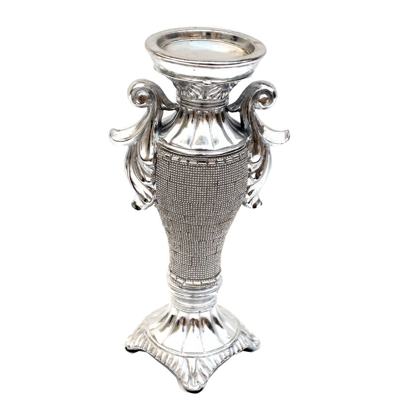 Chandelles en céramique ornée de cristal Ambrose