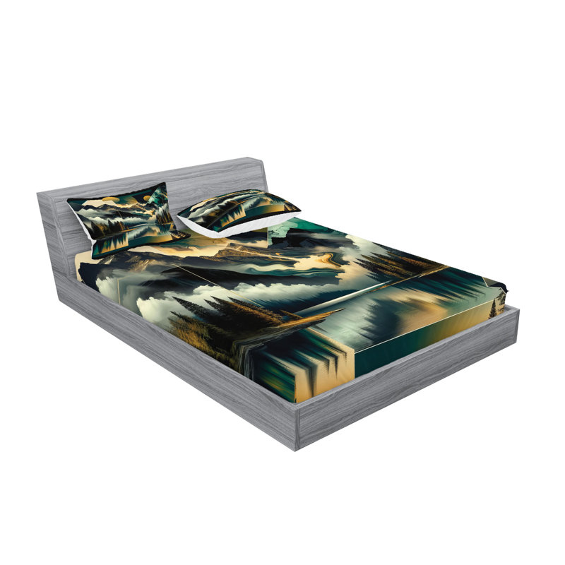 Microfiber Sheet Set, Queen Sheet Set + 2 Pillowcases
