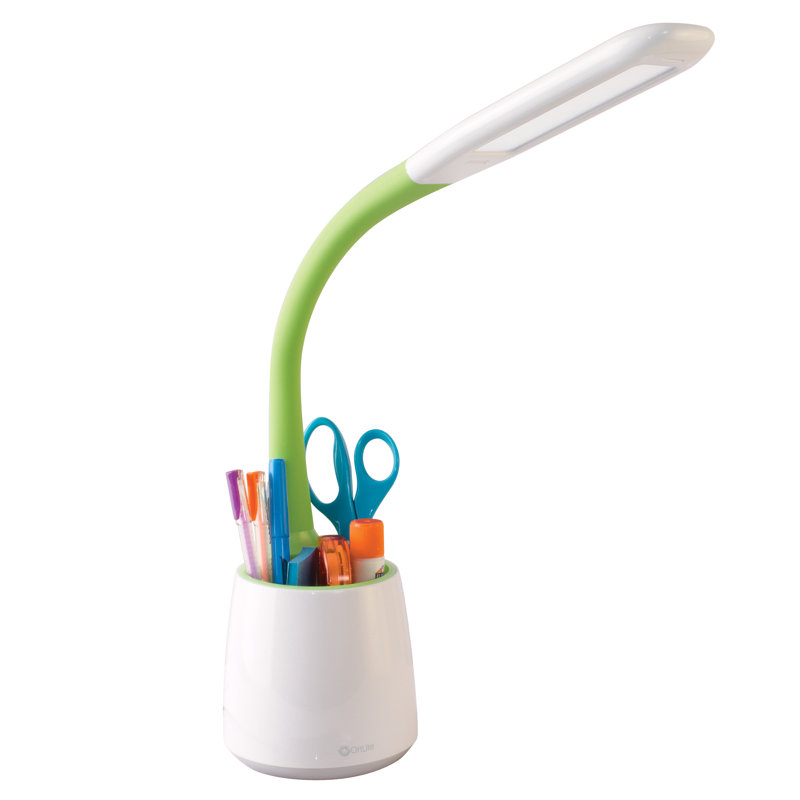 Lampe de bureau à DEL avec port de charge OttLite Organize